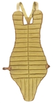 1930s-40s Game Worn Baseball Chest Protector (MEARS LOA)