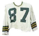 1980s Game Worn #87 White Mesh Football Jersey (MEARS LOA)