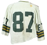 1980's Game Worn #87 White Mesh Football Jersey (MEARS LOA)