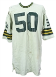 1977-79 Jim Carter/Rich Wingo Green Bay Packers Game Worn Road Jersey (MEARS LOA)