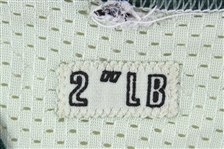 1977-79 Jim Carter/Rich Wingo Green Bay Packers Game Worn Road Jersey (MEARS LOA)