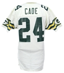 1985-86 Mossy Cade Green Bay Packers Road Jersey (MEARS LOA)