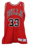1992-93 Scottie Pippen Chicago Bulls Road Jersey (MEARS LOA)