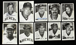 1970s Milwaukee Brewers Signed Team Photos - Lot of 41 w/ Harvey Kuenn, Gorman Thomas, Sixto Lezcano, George Scott & More (JSA)
