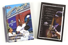 2004-12 Milwaukee Brewers Media Guides - Lot of 2