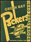 1940 Green Bay Packers Press Book