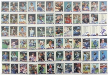 1984 Fleer Signed Baseball Trading Cards - Lot of 323 w/ Don Mattingly, Rickey Henderson, Billy Martin, Sparky Anderson & More (JSA)