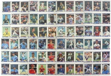 1984 Fleer Signed Baseball Trading Cards - Lot of 323 w/ Don Mattingly, Rickey Henderson, Billy Martin, Sparky Anderson & More (JSA)