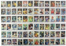1984 Fleer Signed Baseball Trading Cards - Lot of 323 w/ Don Mattingly, Rickey Henderson, Billy Martin, Sparky Anderson & More (JSA)