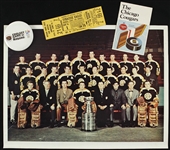 1970s-90s Hockey Memorabilia Collection - Lot of 4 w/ Ticket, Photo, Pinback & Schedule 
