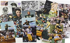 1980's-2000's Green Bay Packers Signed 8 x 10 Photos - Lot of 45 w/ Jerry Kramer, Ken Bowman, Bob Jeter, Babe Parilli, Red Cochran & More (JSA)