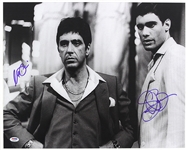 2000s Al Pacino Steven Bauer Scarface Dual Signed 16" x 20" Photo (PSA/DNA)