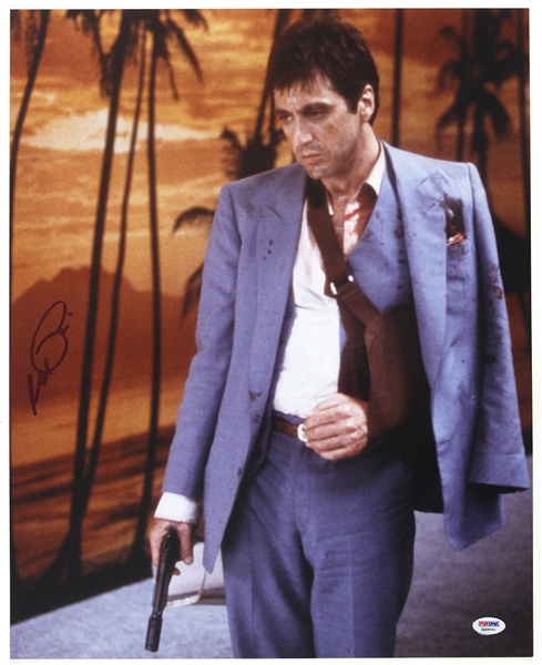 2000s Al Pacino Scarface Signed 16" x 20" Photo (PSA/DNA)
