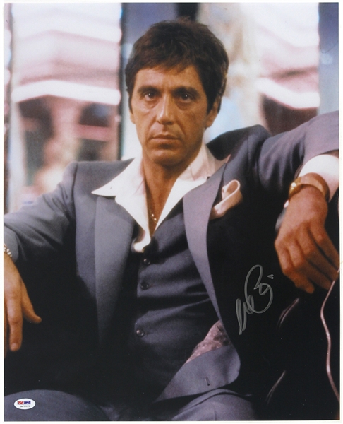 2000s Al Pacino Scarface Signed 16" x 20" Photo (PSA/DNA)