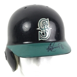 1995 Ken Griffey Jr. Seattle Mariners Signed Game Worn Batting Helmet (MEARS LOA/*JSA*)
