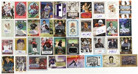 1960's-2000's Signed Trading Cards Index Cards Cuts & More - Lot of 131 w/ Sandy Koufax, Hank Aaron, Joe Namath, Al McGuire & More (JSA)