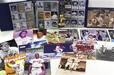 1970s-2000s Baseball Signed Trading Card & Photo Collection - Lot of 779 w/ Sandy Koufax, Ted Williams, Hank Aaron, Earl Weaver, Albert Pujols & More