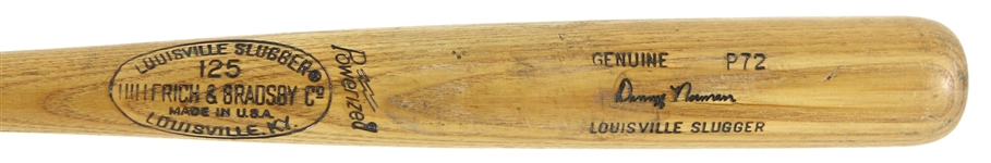 1977-79 Danny Norman New York Mets H&B Louisville Slugger Professional Model Game Used Bat (MEARS LOA)