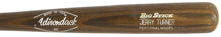 1974-79 Jerry Turner San Diego Padres Adirondack Professional Model Game Used Bat (MEARS LOA)
