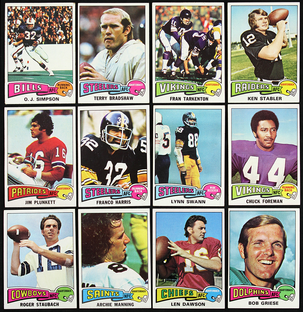 Lot Detail 1975 Topps Football Trading Cards Complete Set (528/528)