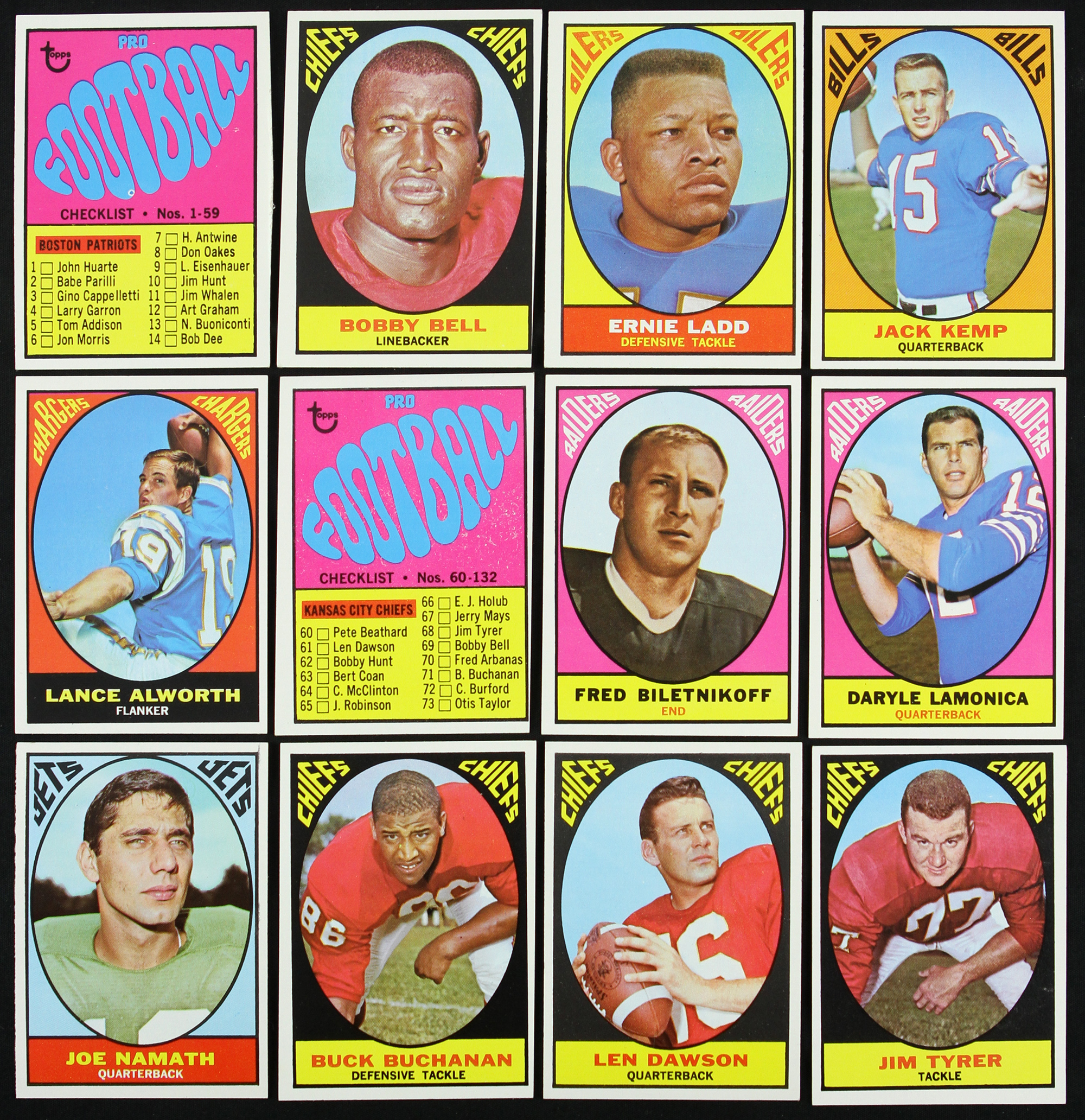 Lot Detail 1967 Topps Football Trading Cards Complete Set (132/132)