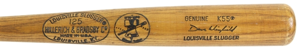 1976 Dave Winfield San Diego Padres H&B Louisville Slugger Professional Model Bat (MEARS A6.5)