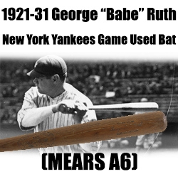 1921-31 George “Babe” Ruth H&B Louisville Slugger Professional Model Bat (MEARS A6)