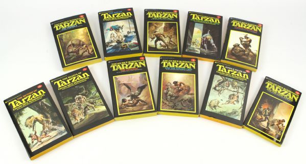 1975-76 Edgar Rice Burroughs Tarzan Paperback Collection - Lot of 11