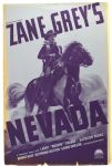 1935 Zane Greys Nevada 11" x 17" Paramount Press Book