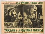 1949 Tarzan's Magic Fountain Lex Barker 19 x 26 Italian Language Movie Poster Collection - Lot of 8