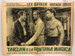 1949 Tarzan's Magic Fountain Lex Barker 19 x 26 Italian Language Movie Poster Collection - Lot of 8
