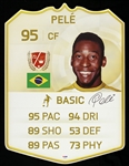 2000s Pele Brazil Soccer Signed 16" x 21" Video Game Ratings Placard (PSA/DNA)