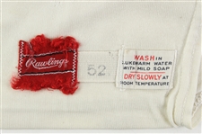 1960's White Durene #77 Game Worn Rawlings Football Jersey (MEARS LOA)