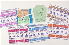 1972-83 Chicago White Sox Ghost Tickets & Chicago Blitz Parking Pass Collection - Lot of 61