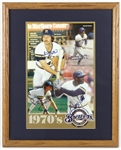 1990s Darrell Porter Robin Yount George Scott Jim Slaton Milwaukee Brewers Signed 18" x 22" Framed Photo (JSA)
