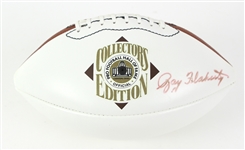 1989-93 Ray Flaherty New York Yankees/Giants Signed Football (Pro Football HOF COA)
