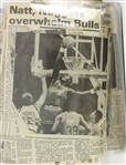 1984-85 Michael Jordan Chicago Bulls Rookie Season Newspaper Clippings