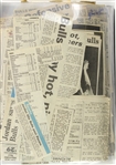 1984-85 Michael Jordan Chicago Bulls Rookie Season Newspaper Clippings
