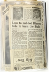 1984-85 Michael Jordan Chicago Bulls Rookie Season Newspaper Clippings