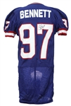 1992 Cornelius Bennett Buffalo Bills Signed Home Jersey (MEARS LOA/JSA)