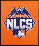 2015 (October 17) New York Mets Chicago Cubs Citi Field 5" x 6" NLCS Game 1 Locker Tag (MEARS LOA/MLB Hologram)