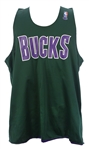 1994-2002 Glenn Robinson Milwaukee Bucks Reversible Practice Jersey (MEARS LOA)