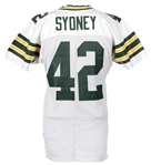 1992 Harry Sydney Green Bay Packers Road Jersey (MEARS LOA)