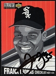 1994 Frank Thomas Chicago White Sox Upper Deck Collectors Choice Signed Card (JSA)