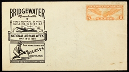 1938 Rare Mickey Cochrane Detroit Tigers National Air Week First Day Of Issue 3.5”x5.5” Cover
