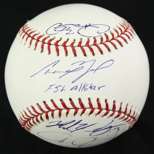 2007 (FSL) Florida State League All-Stars Multi-Signed OMLB Baseball (JSA)