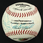 Vintage 1989-90 Gold Coast Suns Multi-Signed Senior Professional Baseball Association (PBA) Ball (JSA)
