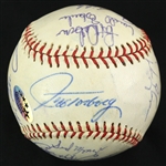 1977 Vintage Team Signed Cleveland Indians Baseball (JSA)