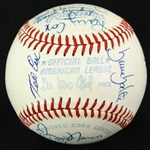 1980 Seattle Mariners Team Signed OAL MacPhail Baseball w/ 19 Signatures Including Vada Pinson, Mario Mendoza, Floyd Bannister & More (JSA)