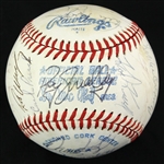 1980 Minnesota Twins Team Signed OAL MacPhail Baseball w/ 27 Signatures Including Roy Smalley, Camilo Pascual, Jerry Koosman, KT Landreaux & More (JSA)